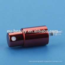 18 /415 red glass screw bottle aluminium sprayer pump